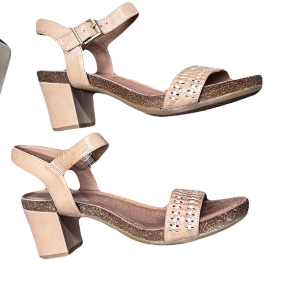 Nurture Daviee Sandals Size 8.5M Leather Block Heel – With Box - Picture 9 of 11